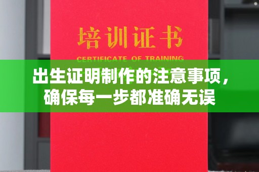 老城出生证明制作的注意事项，确保每一步都准确无误